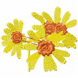 Flowers And Tree Embroidery Design 7 Flowers And Tree Embroidery Design 7